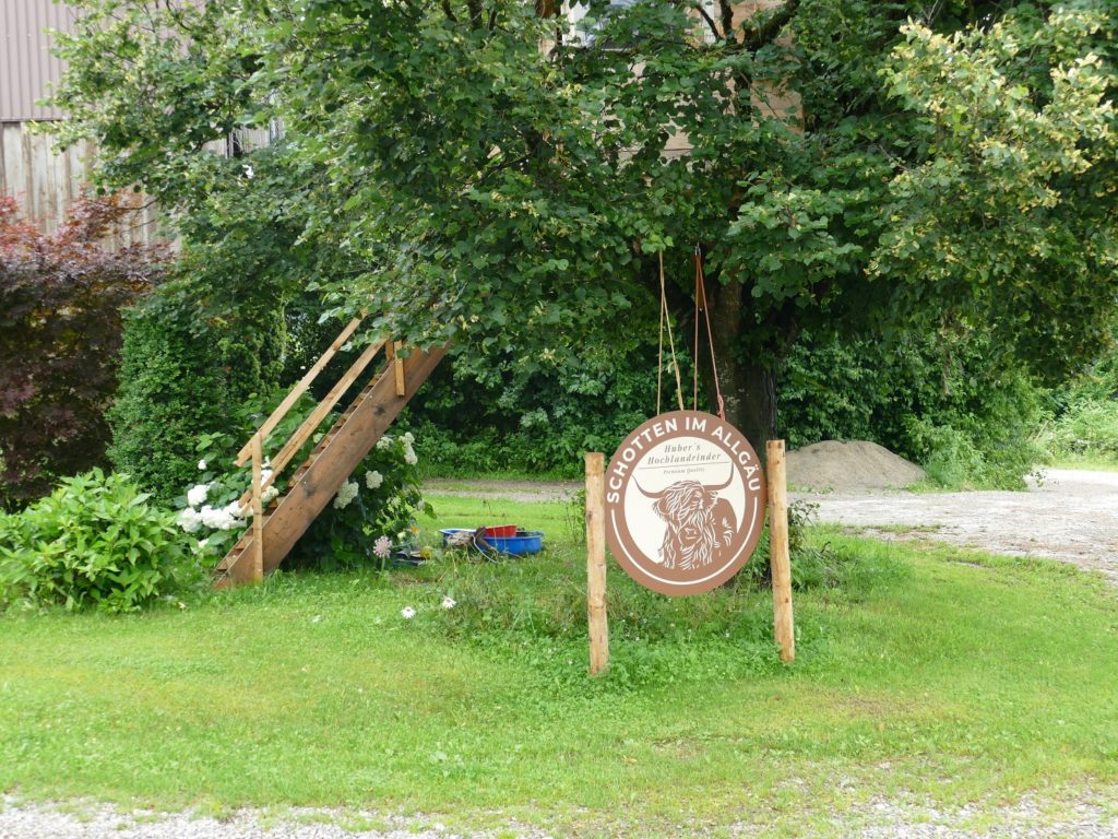 schotten im allgaeu hinweisschild