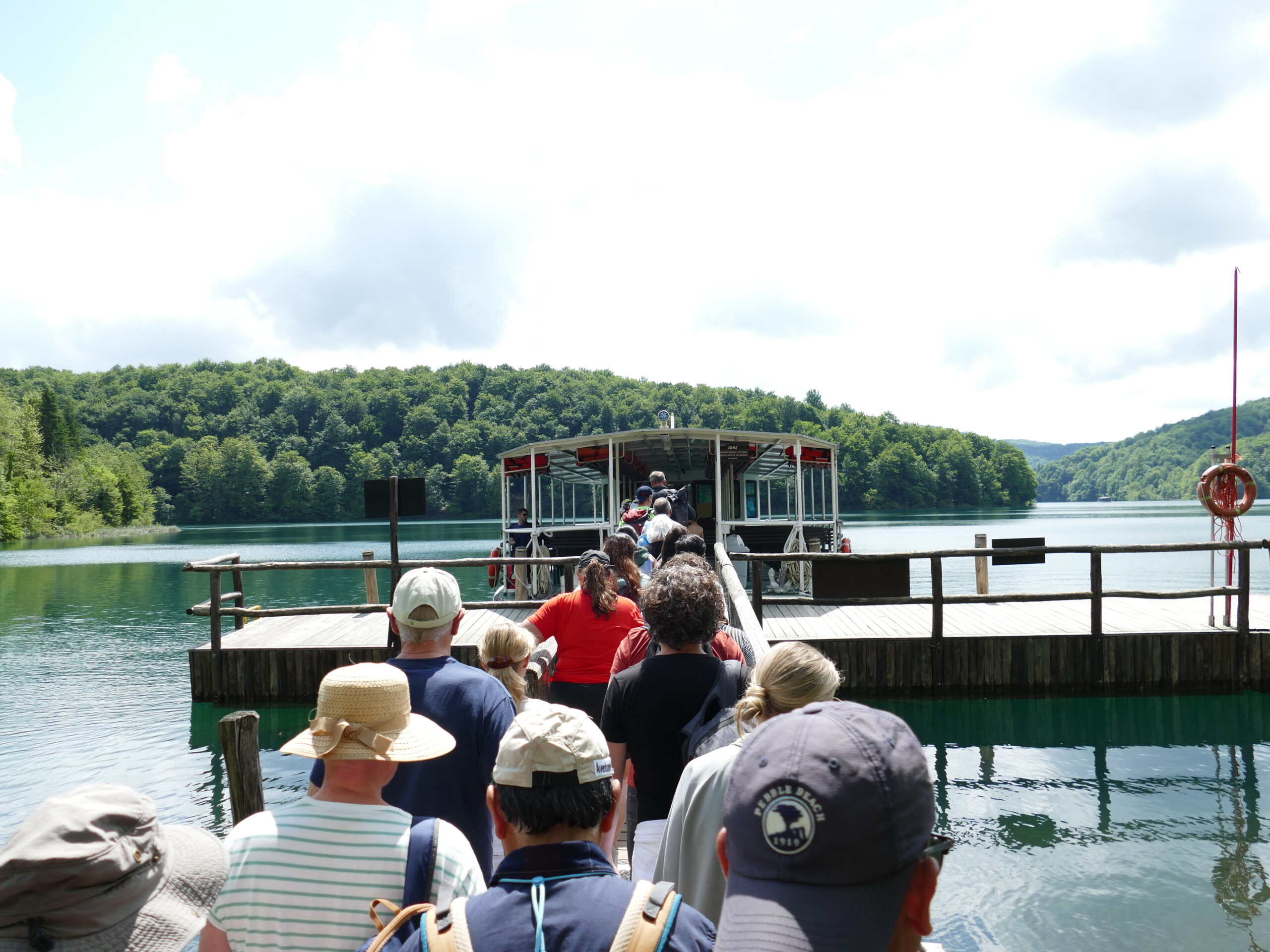 plitvicer see boot