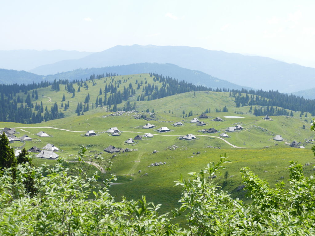 Velika Planina ausblick